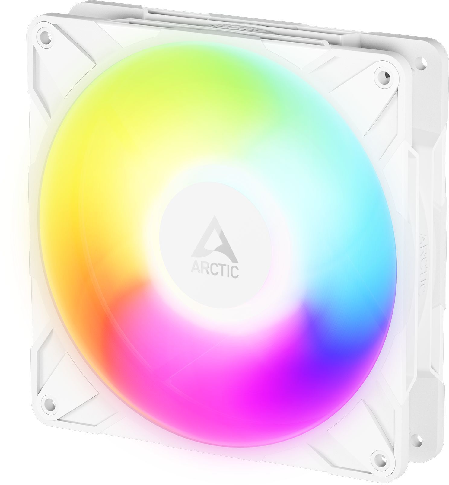 Набор из трех вентиляторов для корпуса ARCTIC P14 PRO Pro Reverse A-RGB White 3 Pack (ACFAN00328A) фото 3