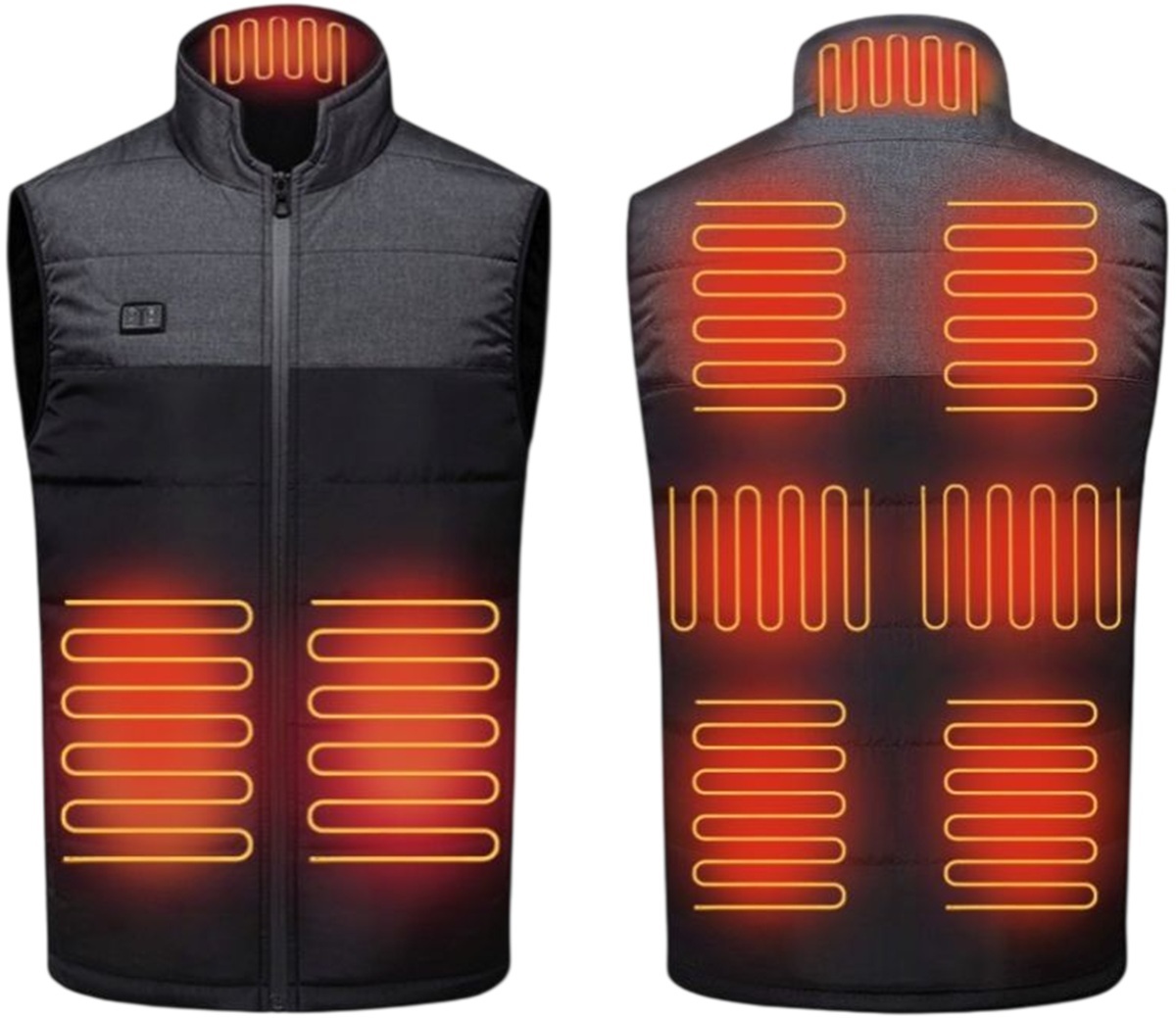 Жилет мужской Thermalli Chatel 10100505/01 L черный/серый фото 3