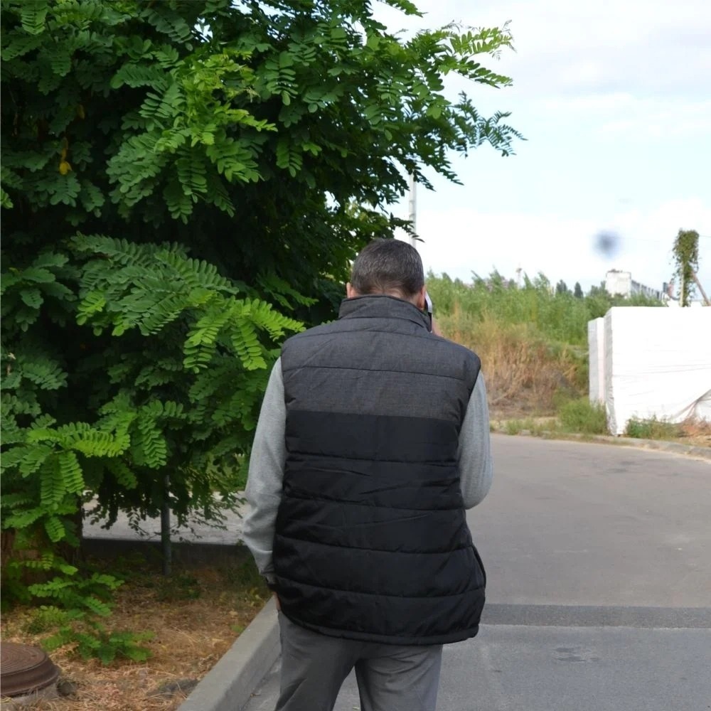 Жилет мужской Thermalli Chatel 10100505/01 L черный/серый фото 6