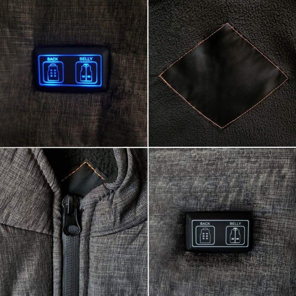 Жилет мужской Thermalli Chatel 10100505/01 L черный/серый фото 4