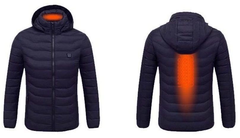 Куртка с подогревом мужская Thermalli Chamonix 10880044 XXL темно-синий фото 3