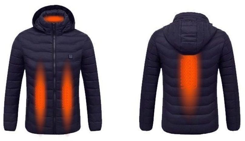 Куртка с подогревом мужская Thermalli Cimone 10880244 XXL темно-синий фото 5