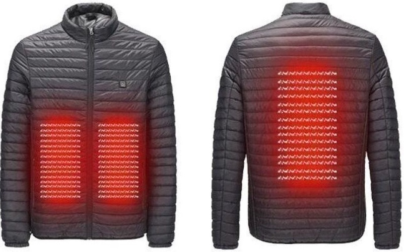 Куртка с подогревом мужская Thermalli Meribel 10880401 XXL черный фото 4