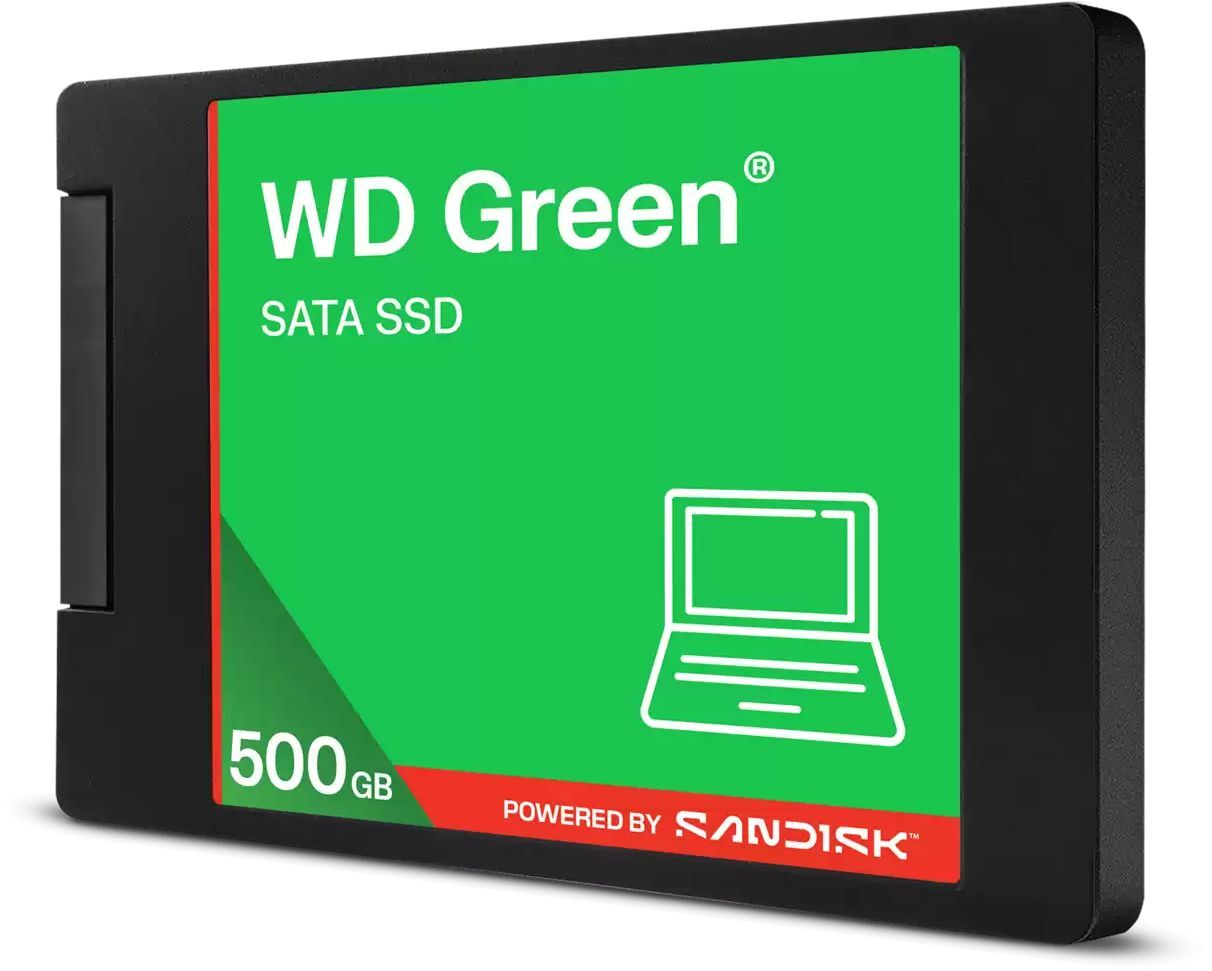 SSD накопитель WD 2.5" 500GB 545MB/S GREEN (WDS500G5G0A) фото 