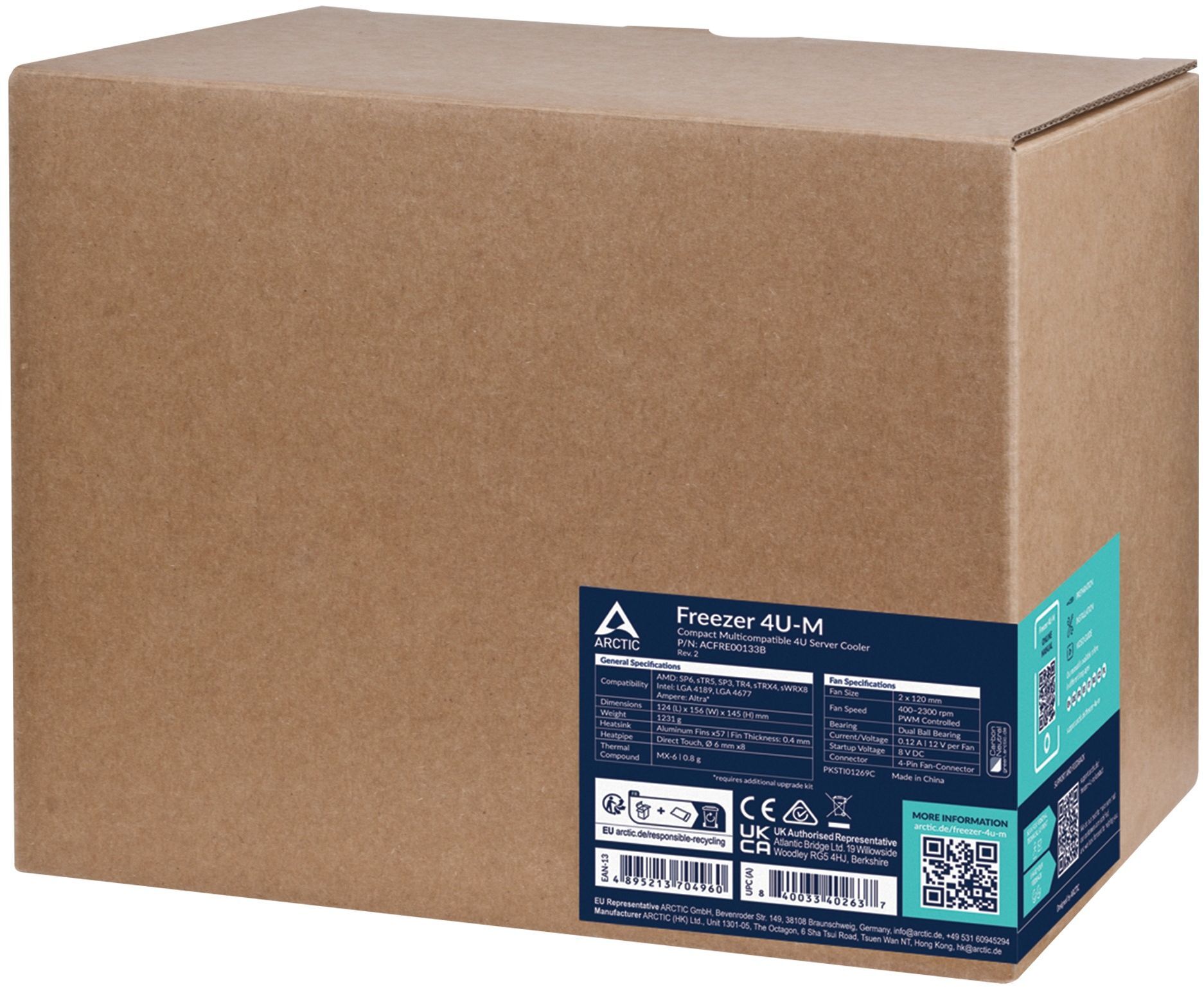 Процесорний кулер ARCTIC 4U-M Rev.2 (ACFRE00133B)фото5
