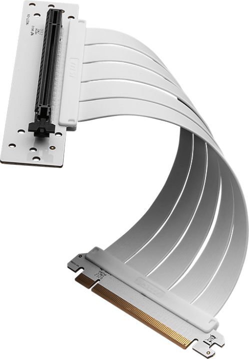 Райзер кабель MSI PCI-E 4.0 X16 180M W (PCI-E4.0X16RISER180M(W)) фото 