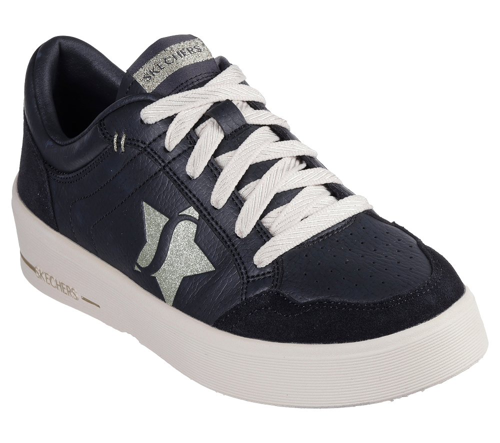 Кеды низкие женские Skechers 185176 BLK 40 (10 US) черные фото 