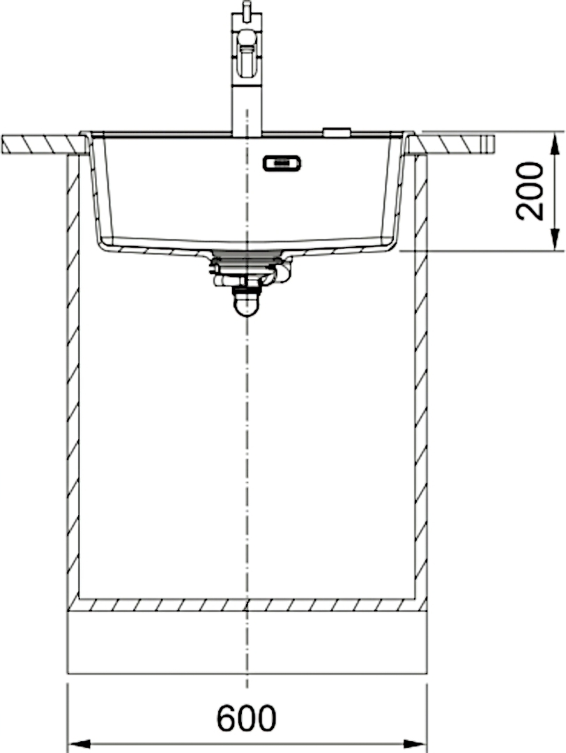 Кухонна мийка Franke Maris 560х510х200мм (114.0668.820)фото