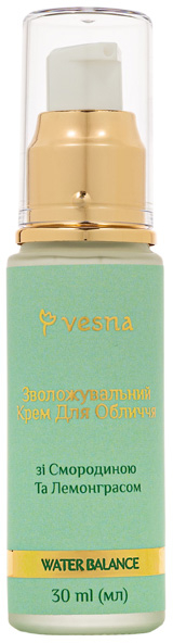 Крем для обличчя Vesna Зволожувальний зі смородиною та лемонграсом 50 млфото2