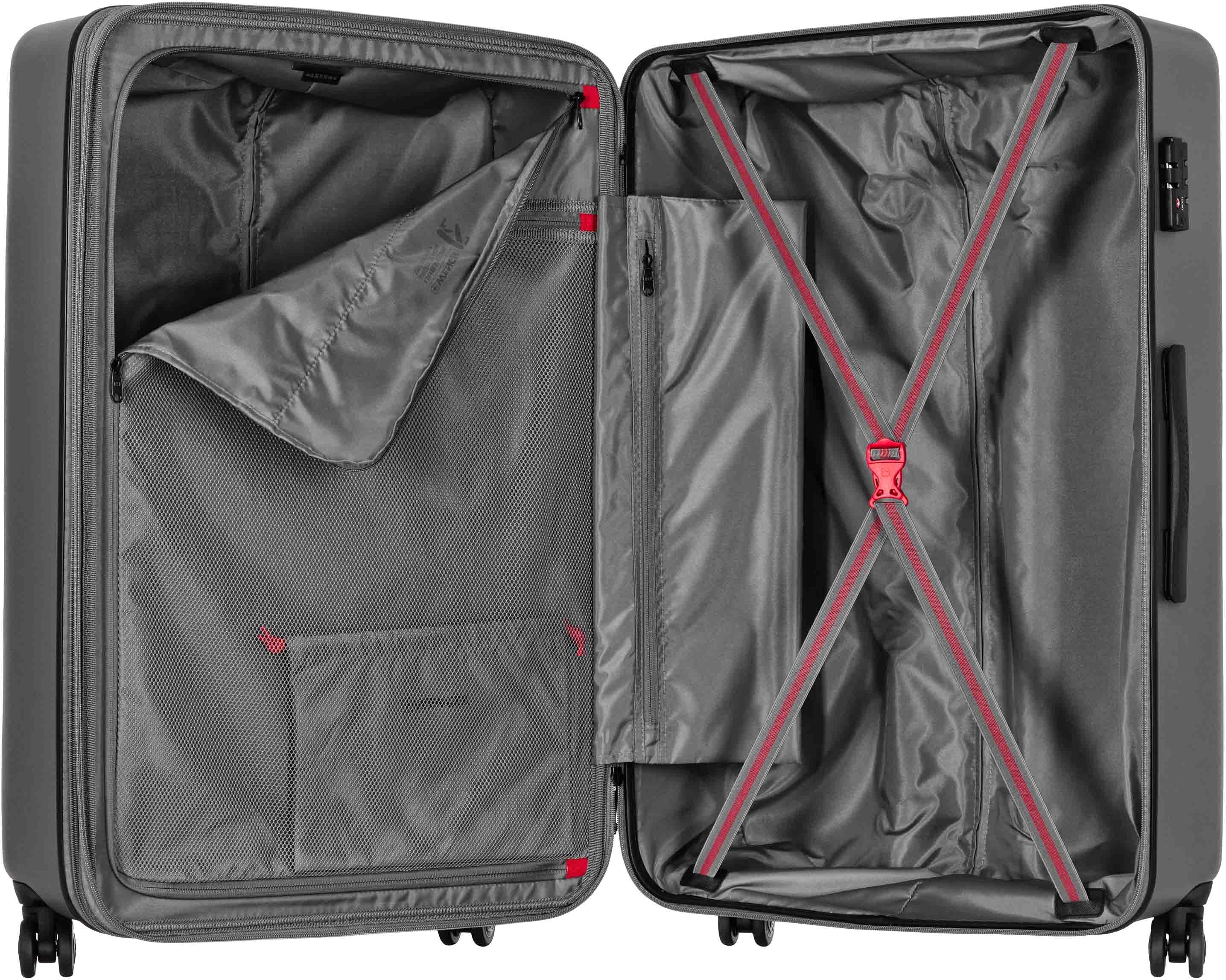 Валіза Wenger, Motion, полікарбонат, велика, 4 колеса, сірийфото