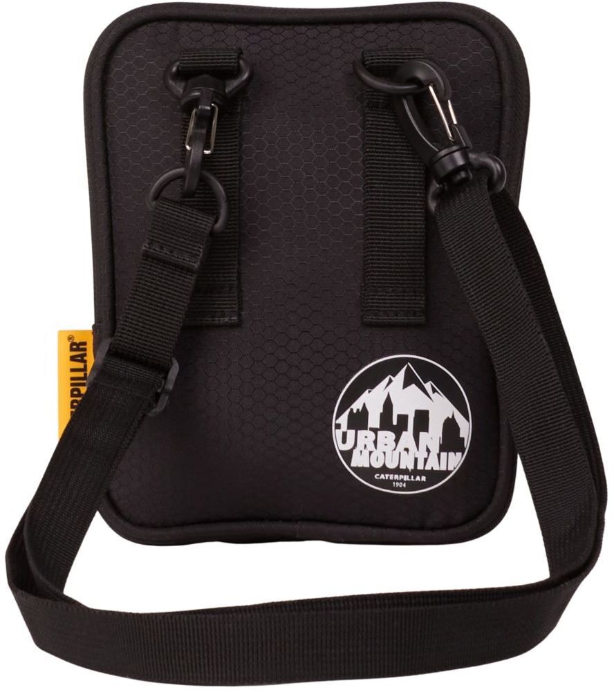Сумка Caterpillar (CAT) Pollux Utility Bag 84876 13x17x2 см черно-желтая фото 2