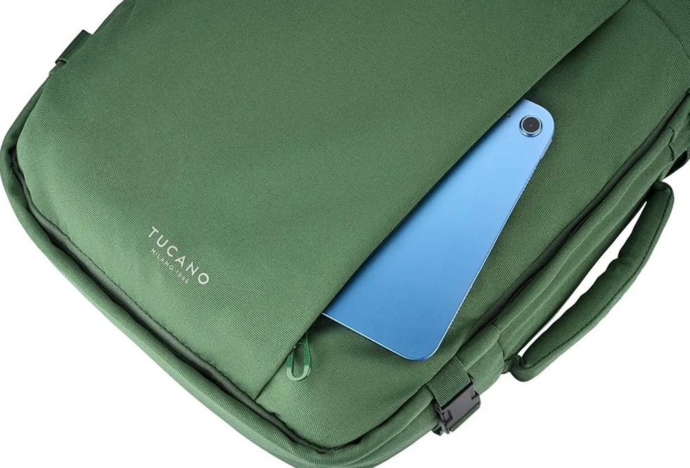 Рюкзак дорожній Tucano TUGO 3 ML CABIN 17", 28.5л, зеленийфото3