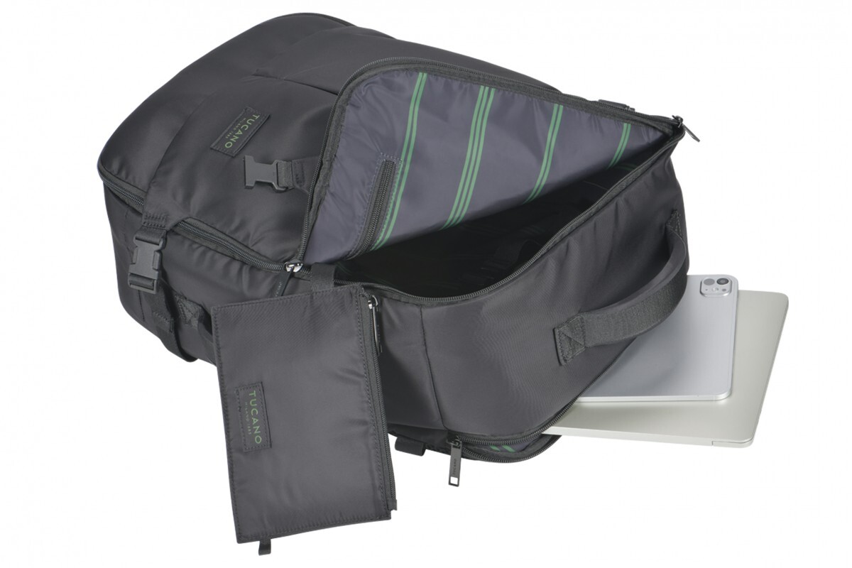 Рюкзак дорожній Tucano TUGO Premium ML 18", 28.5л, чорнийфото5