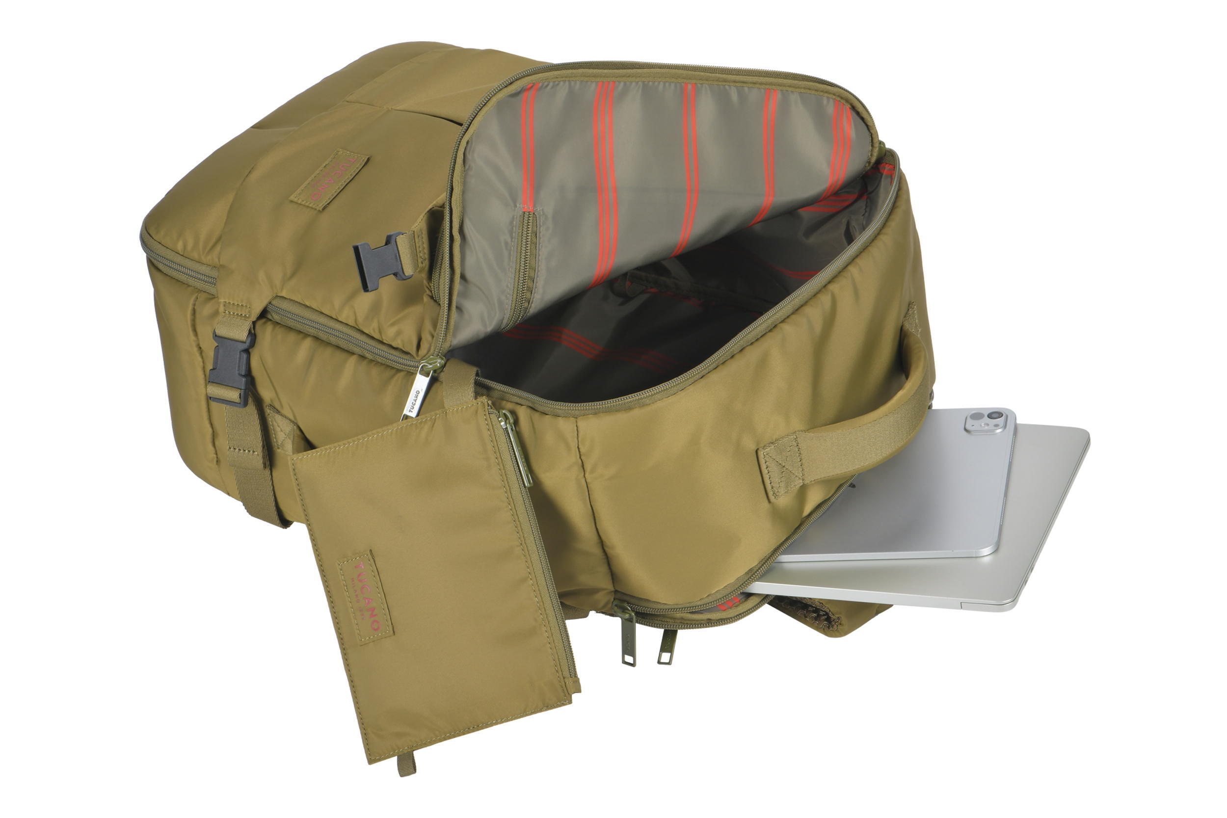 Рюкзак дорожній Tucano TUGO Premium ML 18", 28.5л, зеленийфото5