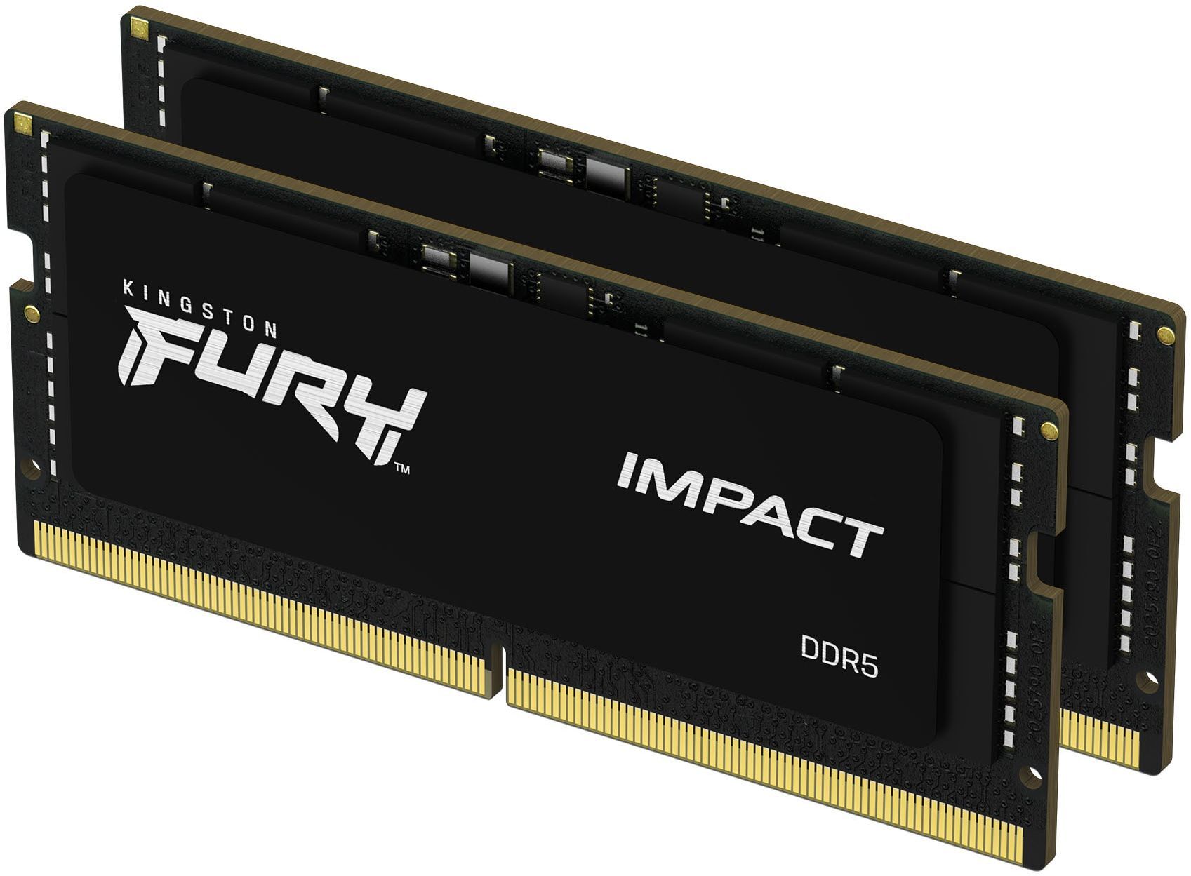 Память ноутбука Kingston DDR5 32GB KIT (16GBx2) 6000 FURY Impact XMP (KF560S38IBK2-32) фото 2