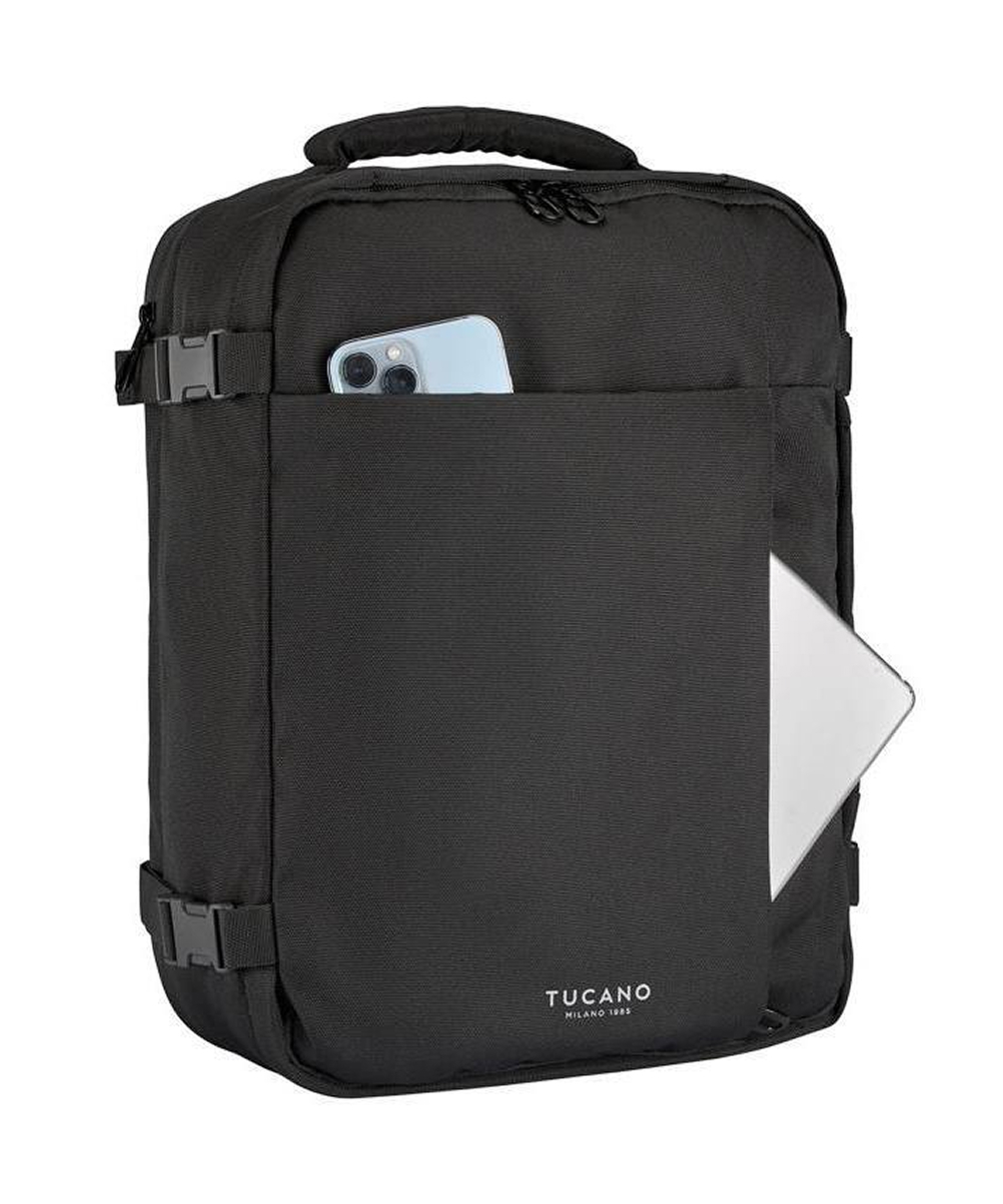 Рюкзак дорожній Tucano TUGO 3 M CABIN 16", 23л, чорнийфото8