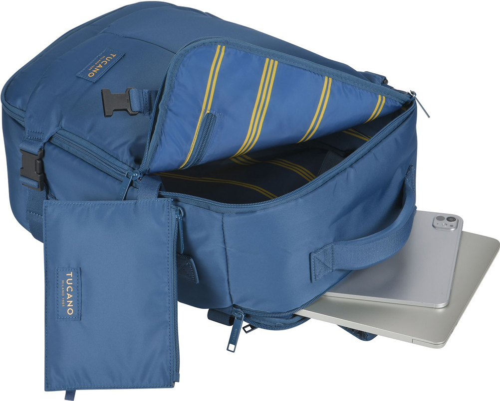 Рюкзак дорожній Tucano TUGO Premium CABIN 16", 23л, синійфото9