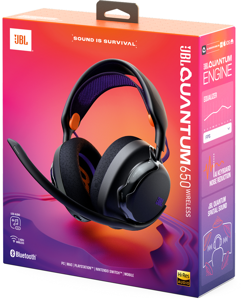 Игровая гарнитура JBL Quantum 650 Black (JBLQTUM650BLK) фото 7