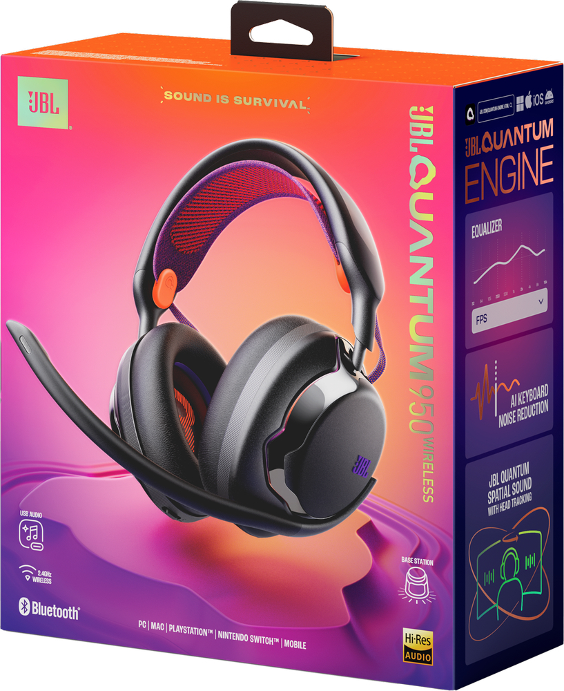 Игровая гарнитура JBL Quantum 950 Black (JBLQTUM950BLK) фото 11