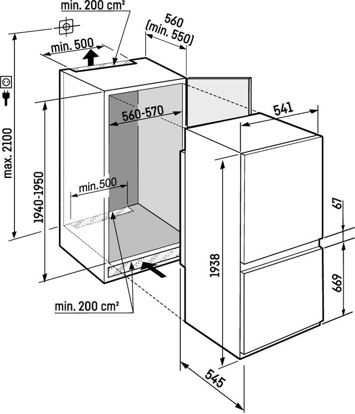 Вбудованний холодильник Liebherr ICBNSD5623фото