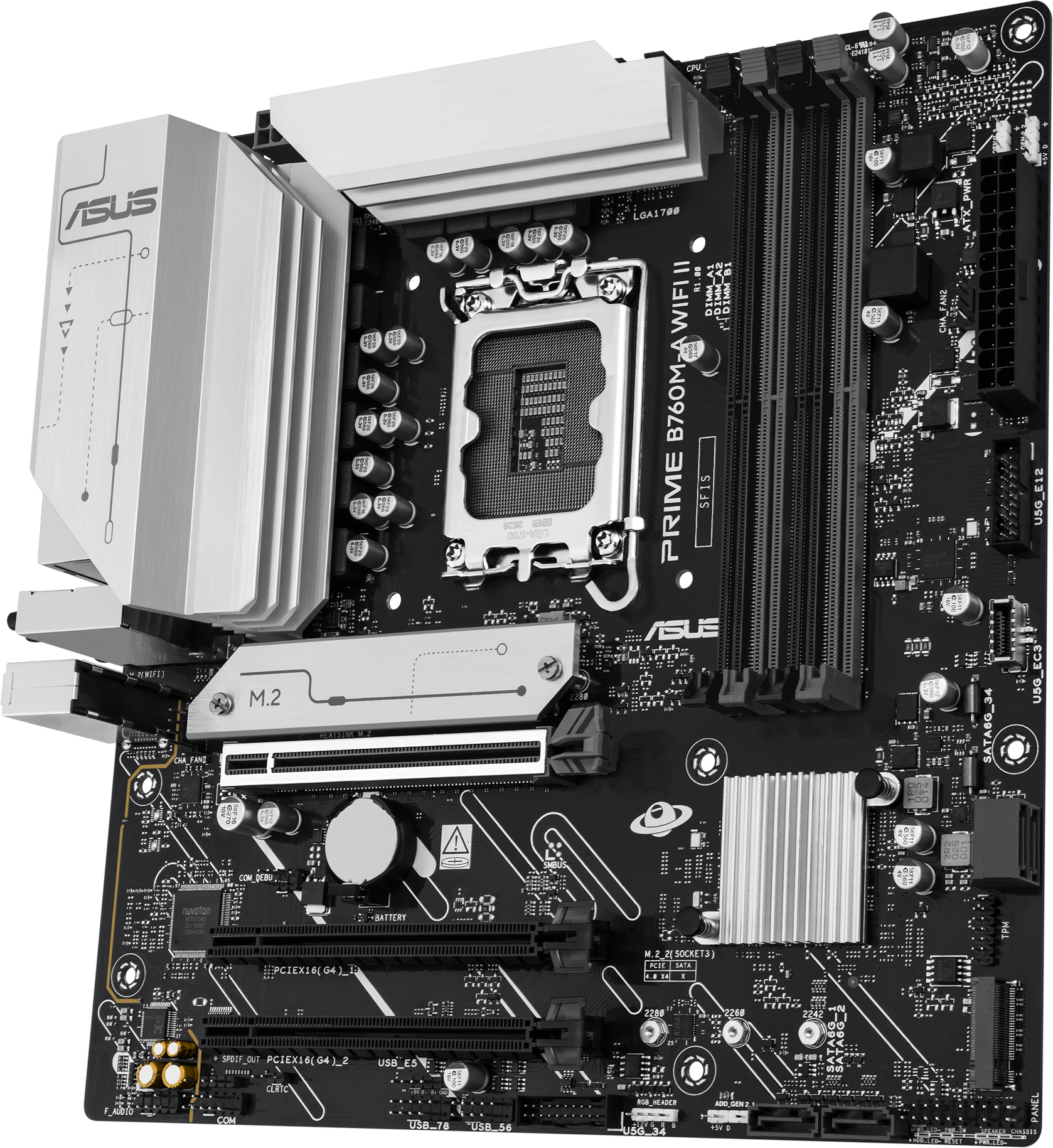 Материнcкая плата ASUS PRIME B760M-A WIFI II (90MB1NF0-M0EAY0) фото 4