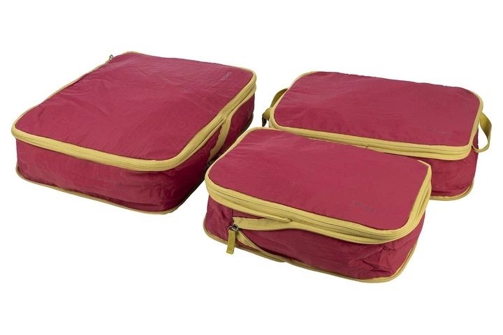 Набор чехлов для упаковки вещей, Tucano Pigio Travel 3 в 1, нейлон, бордовый (BPG-SET-BX) фото 