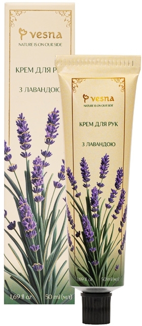 Крем для рук Vesna с лавандой 50 мл фото 3