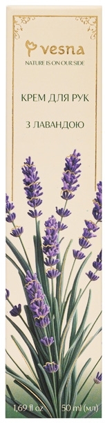 Крем для рук Vesna с лавандой 50 мл фото 4