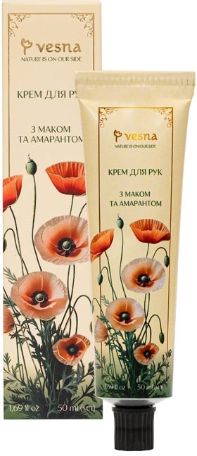 Крем для рук Vesna Амарант-Мак 50 мл фото 3
