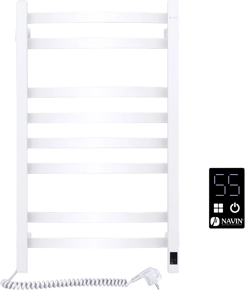 Сушка для рушників Navin електричний Avalon, 800х480х104мм, білий (12-103153-4880)фото