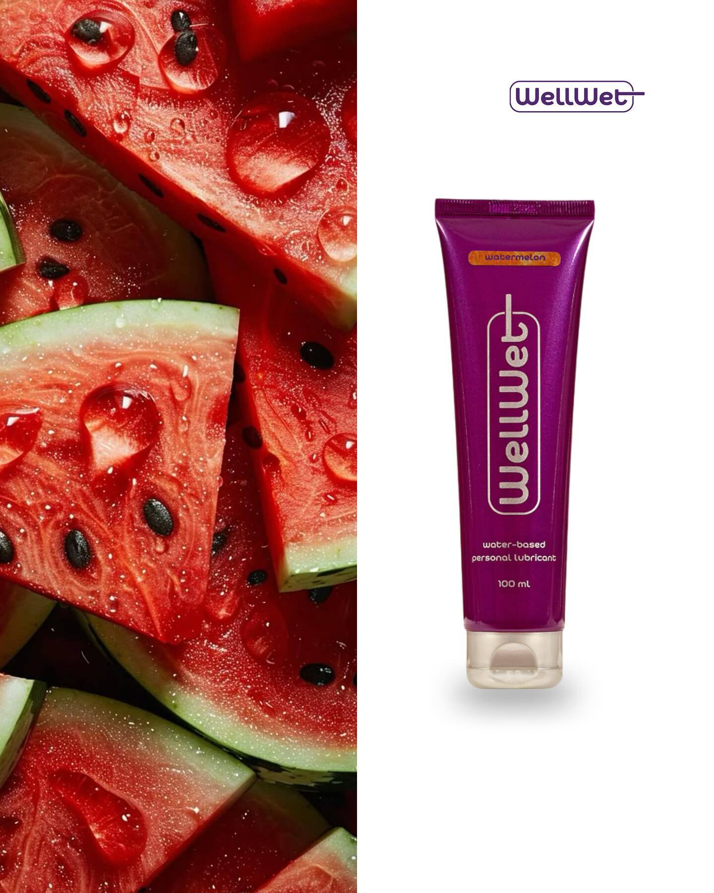 Лубрикант WellWet Оральный со вкусом Watermelon 100 мл фото 3