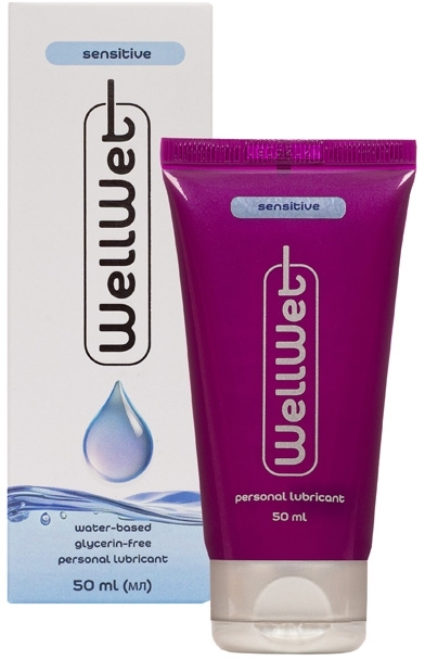 Лубрикант на водной основе WellWet Sensetive Без глицерина 50 мл фото 3