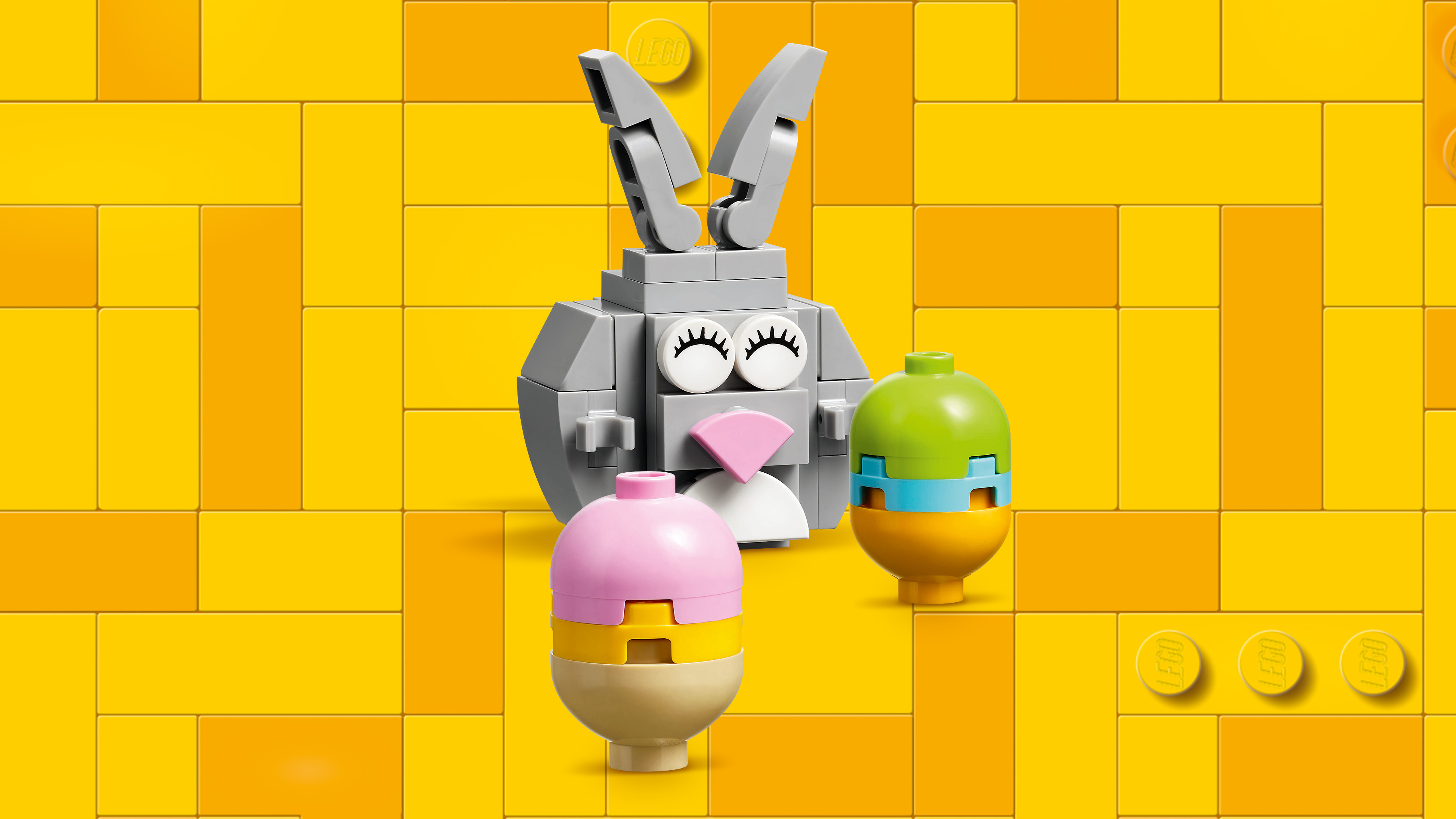 LEGO 40808 Iconic Пасхальный кролик и охота на куриные яйця фото 10
