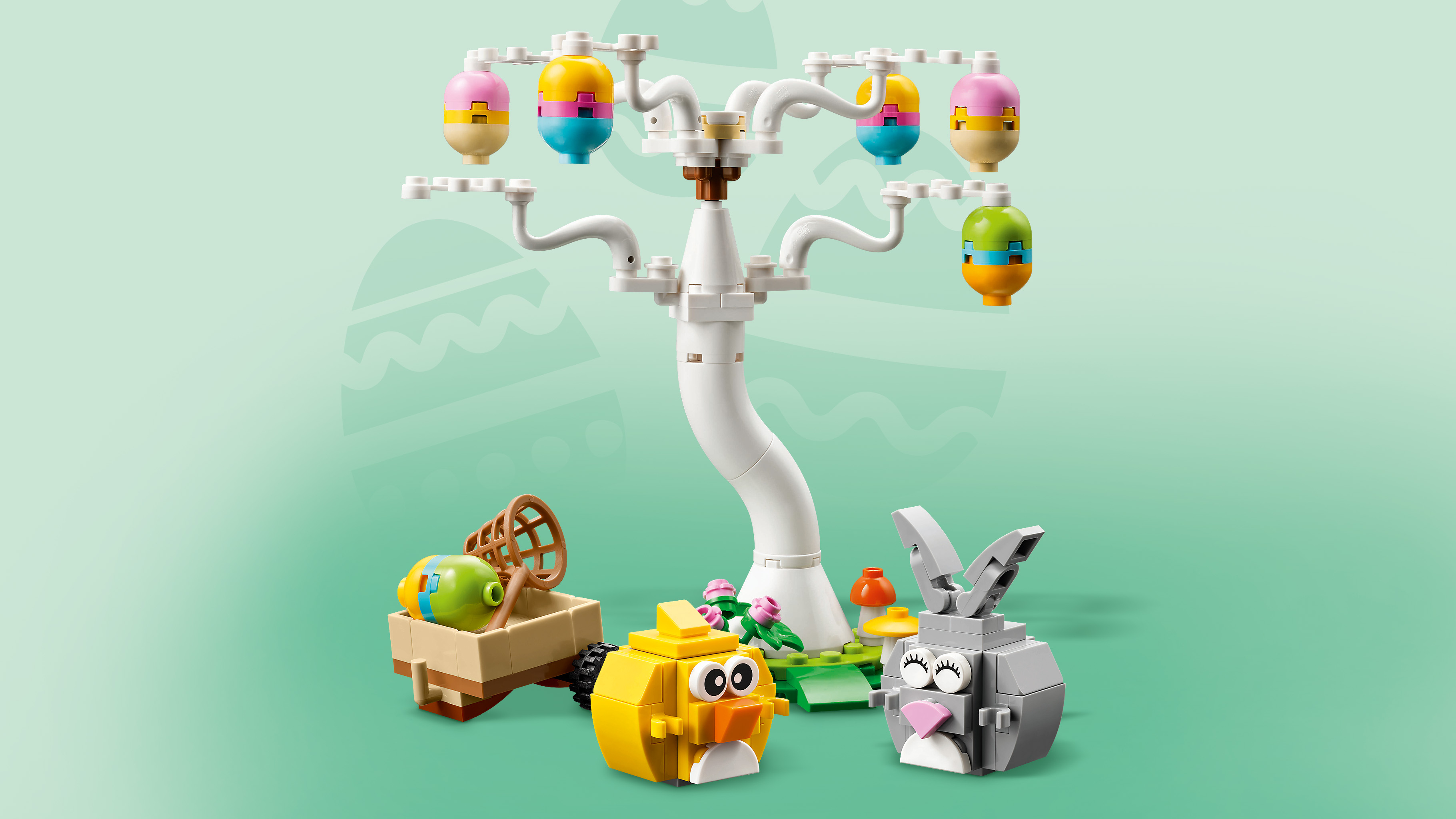 LEGO 40808 Iconic Пасхальный кролик и охота на куриные яйця фото 11