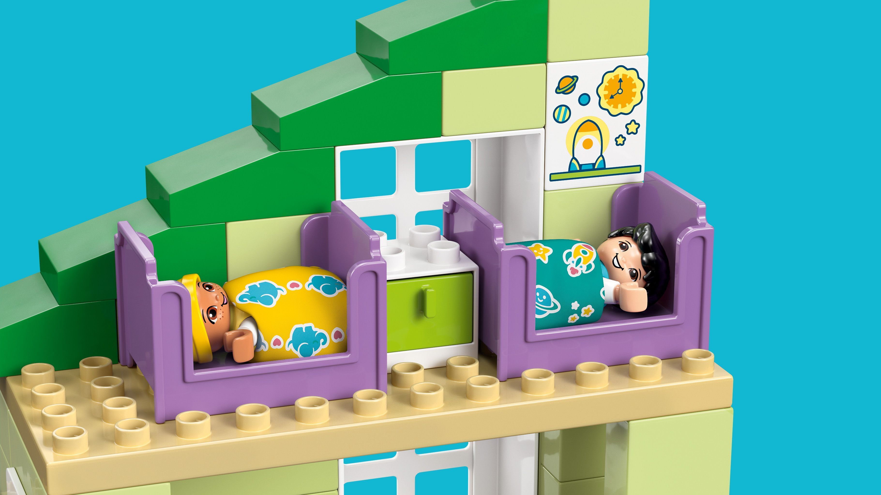 LEGO 10470 DUPLO Town Современный семейный дом с фигурками 3 в 1 фото 11