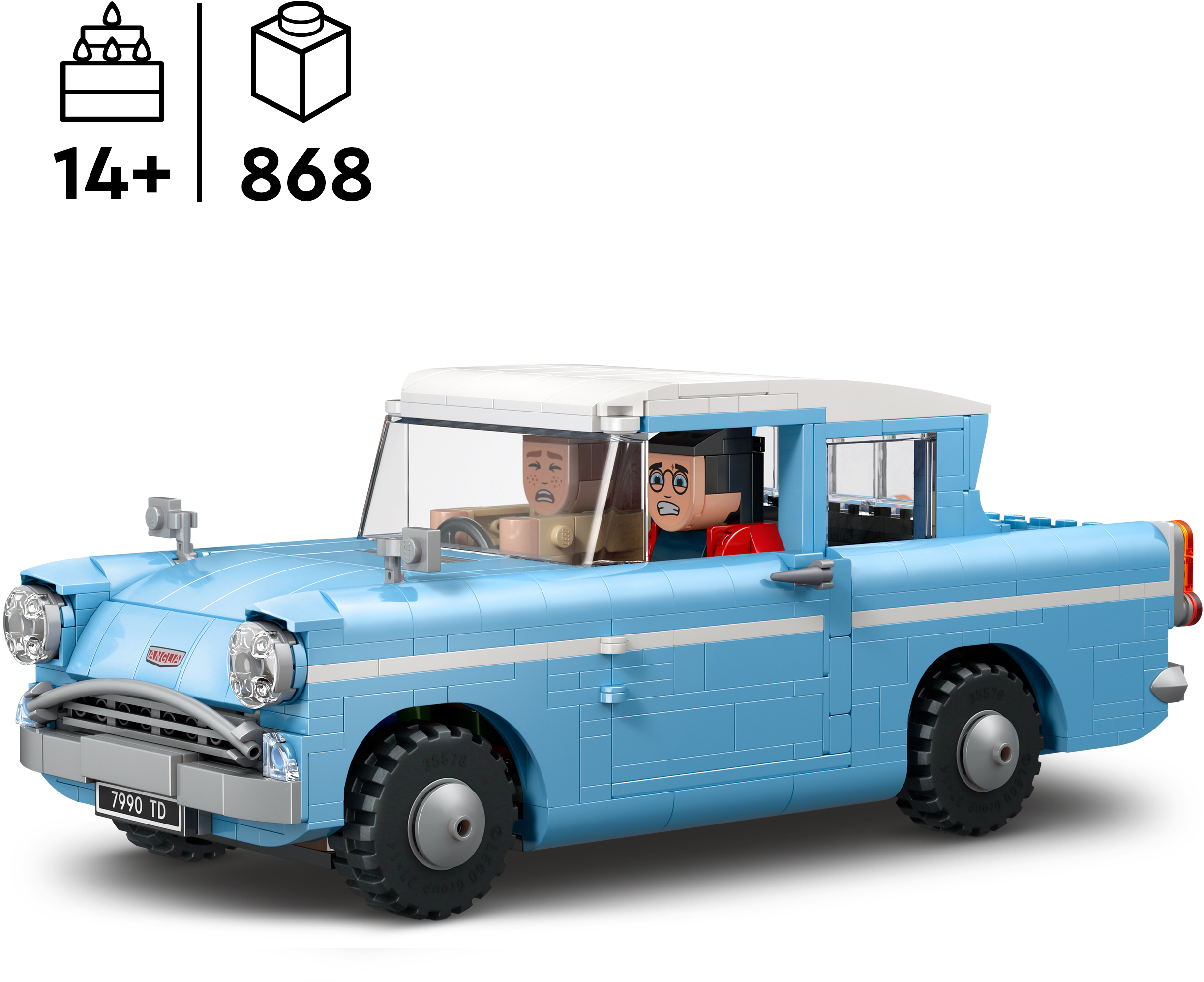 LEGO 76470 Harry Potter Загадочный летающий Форд «Англия» фото 2