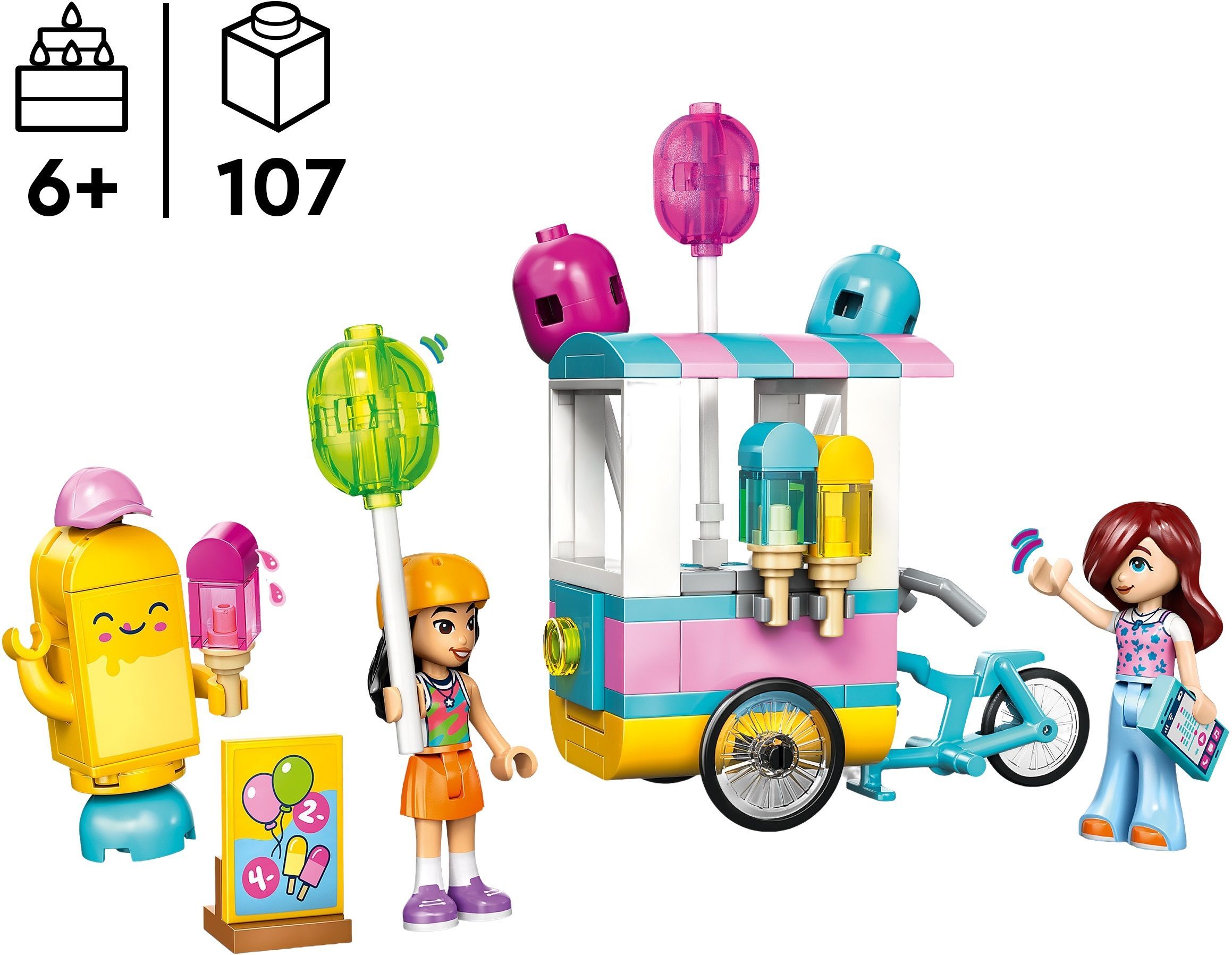 LEGO 42692 Friends Ятка з морозивом і повітряними кулькамифото2