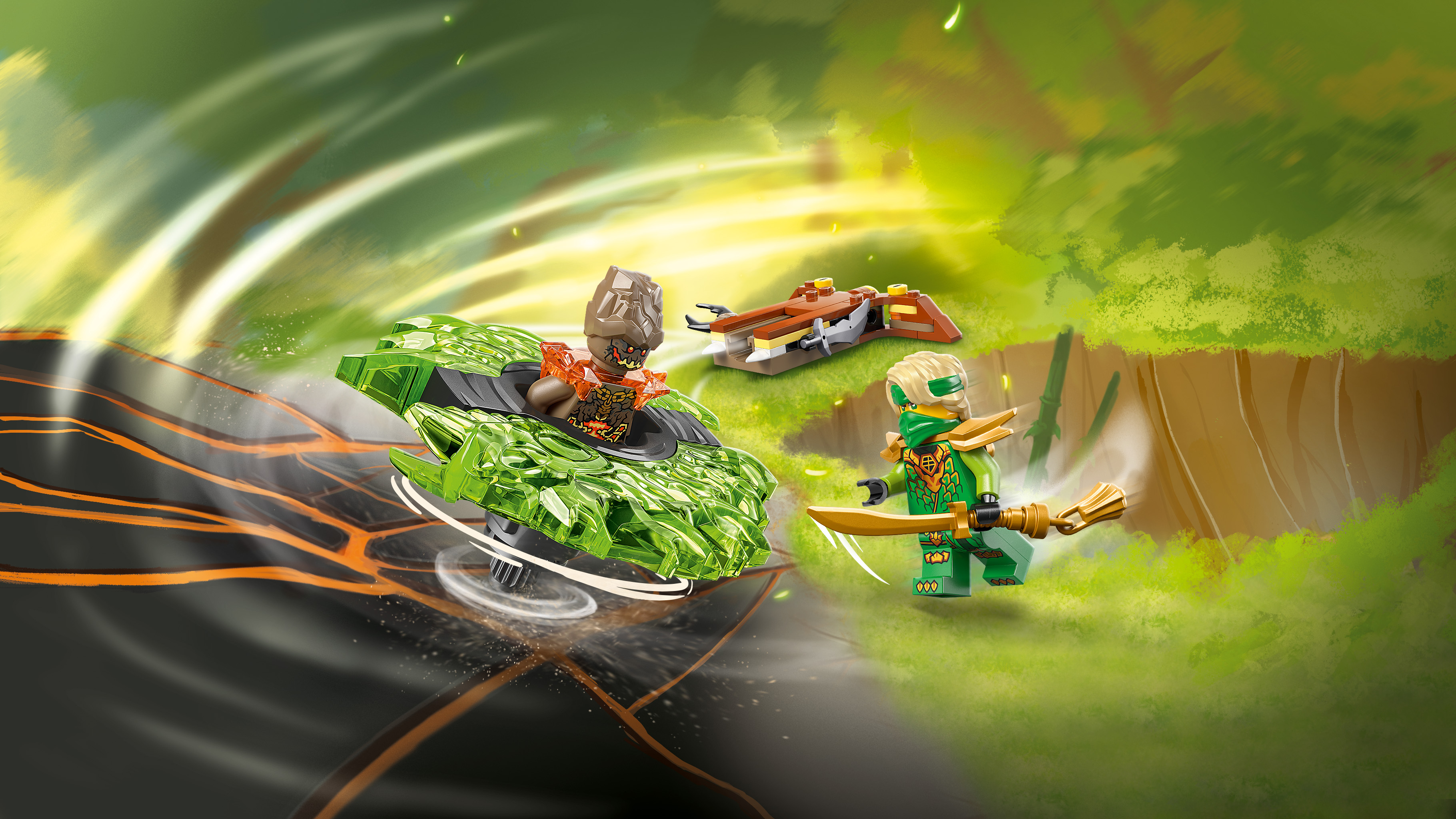 LEGO 71850 Ninjago Ллойд против спинера земельного монстра фото 11