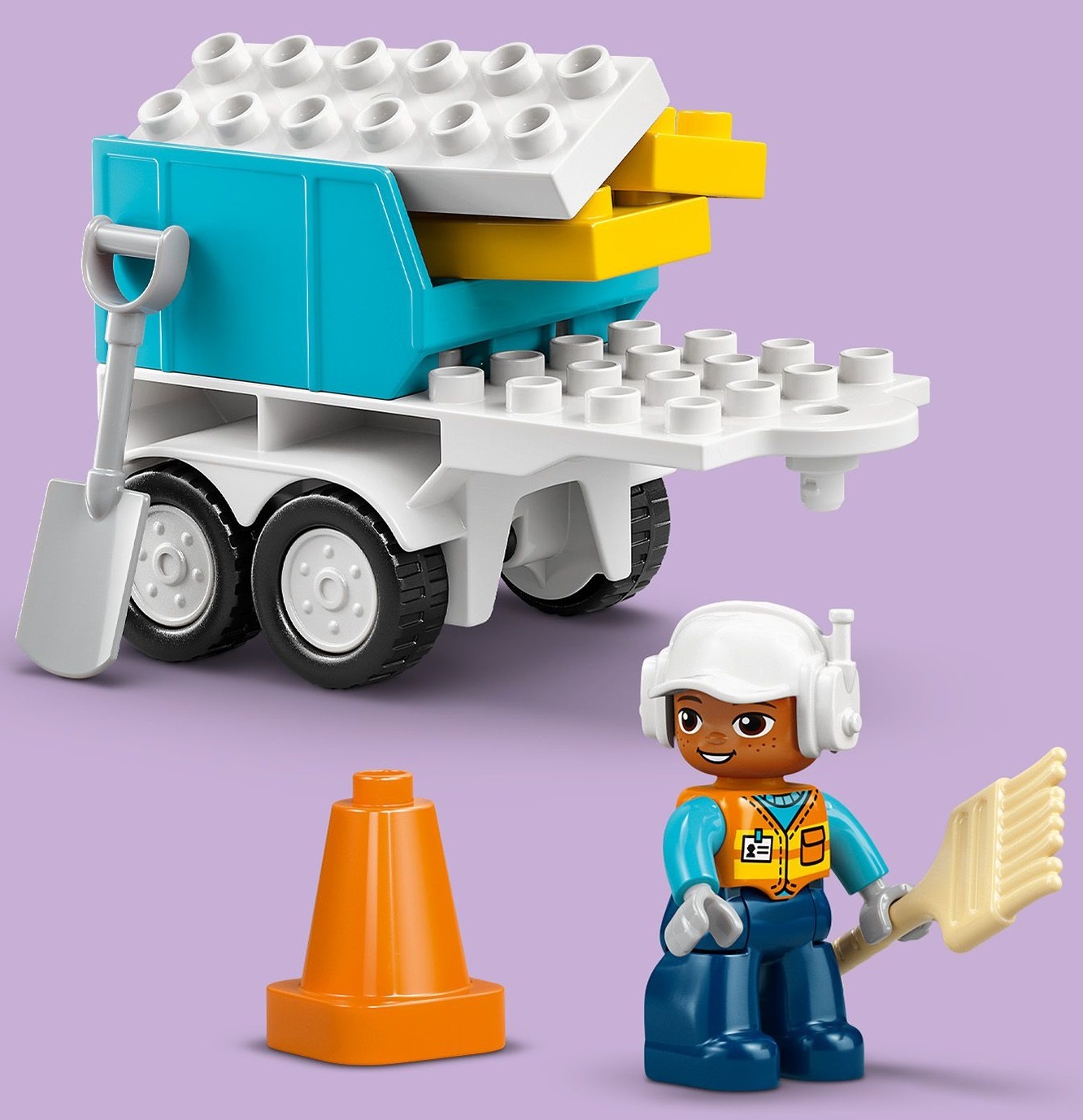 LEGO 10476 DUPLO Town 3-в-1 Будівельний майданчик і технікафото11