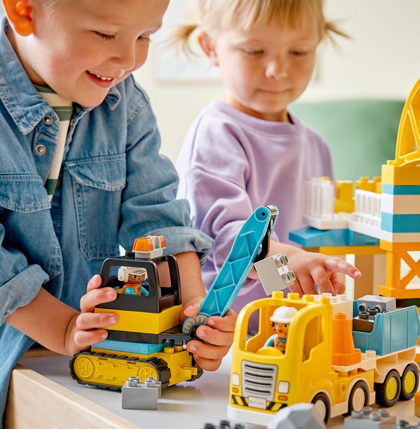 LEGO 10476 DUPLO Town 3-в-1 Будівельний майданчик і технікафото8