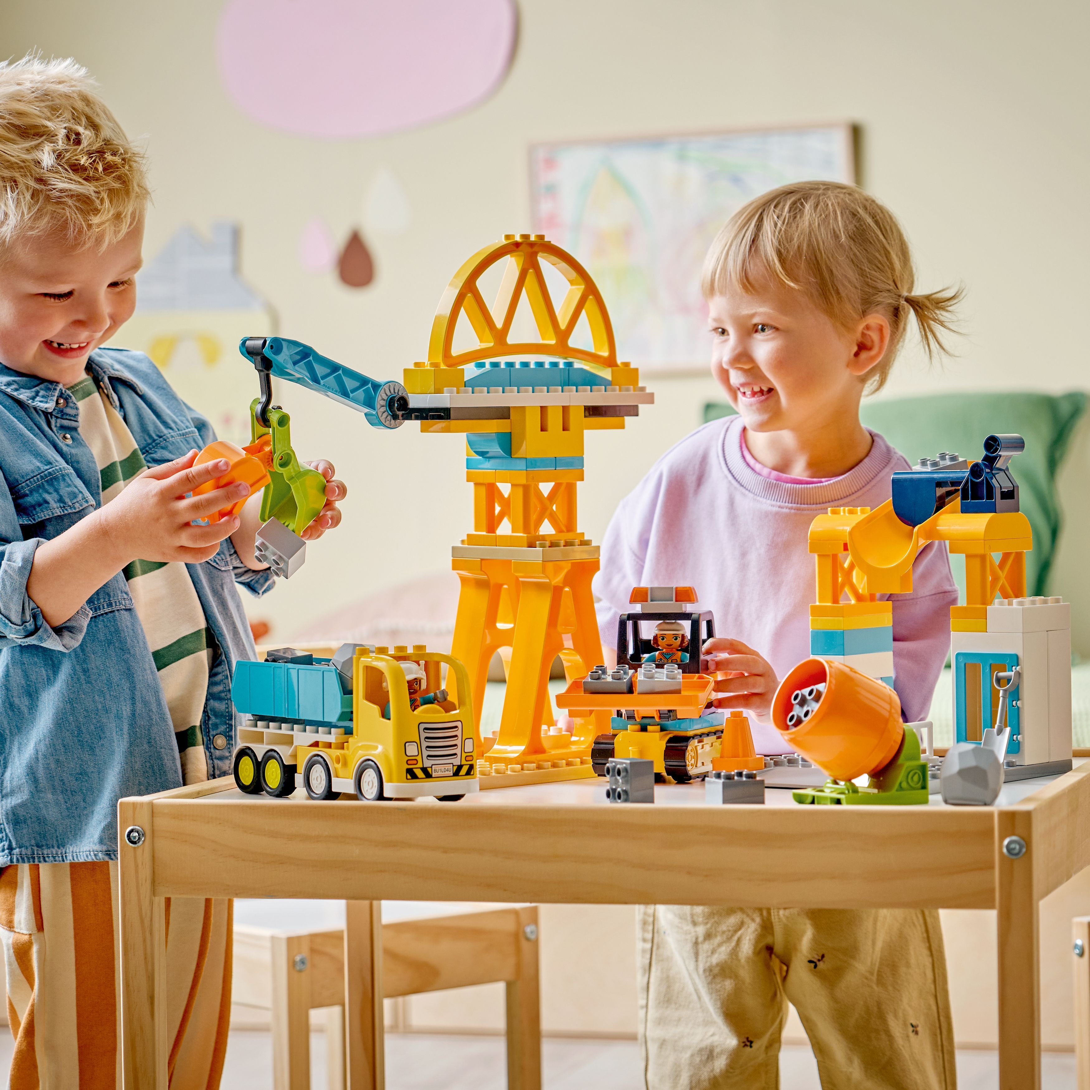 LEGO 10476 DUPLO Town 3-в-1 Будівельний майданчик і технікафото7