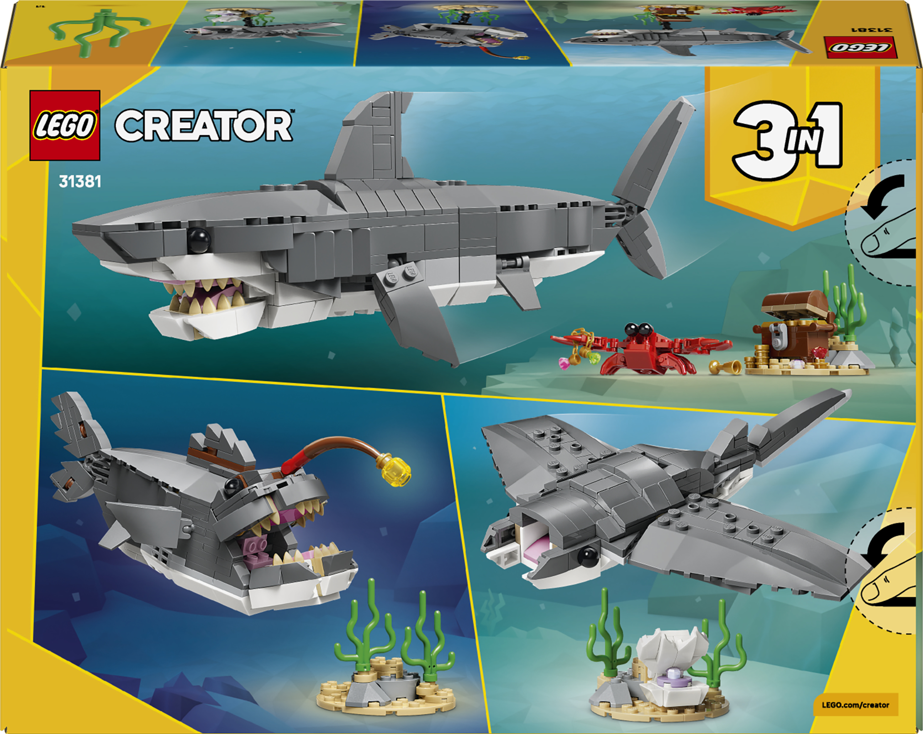 LEGO 31381 Creator Люта акула зі скринею скарбівфото13