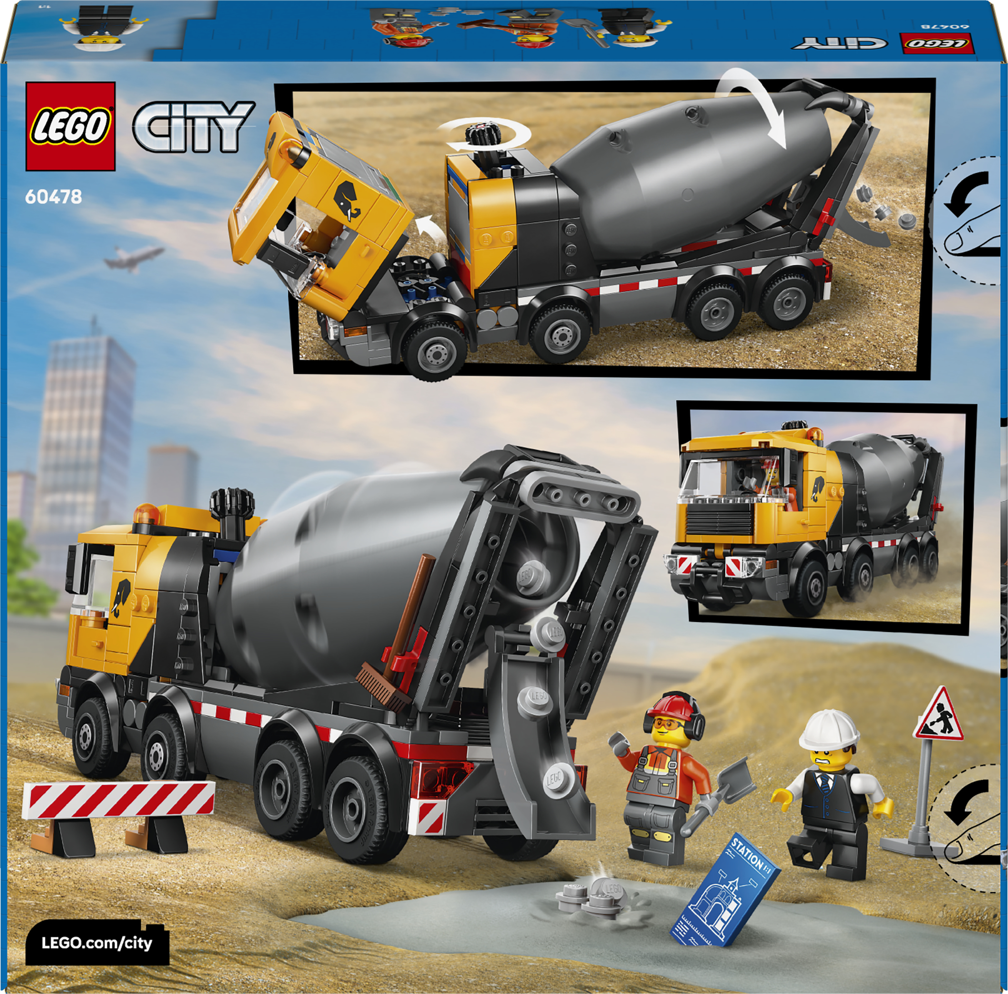 LEGO 60478 City Бетонозмішувачфото7