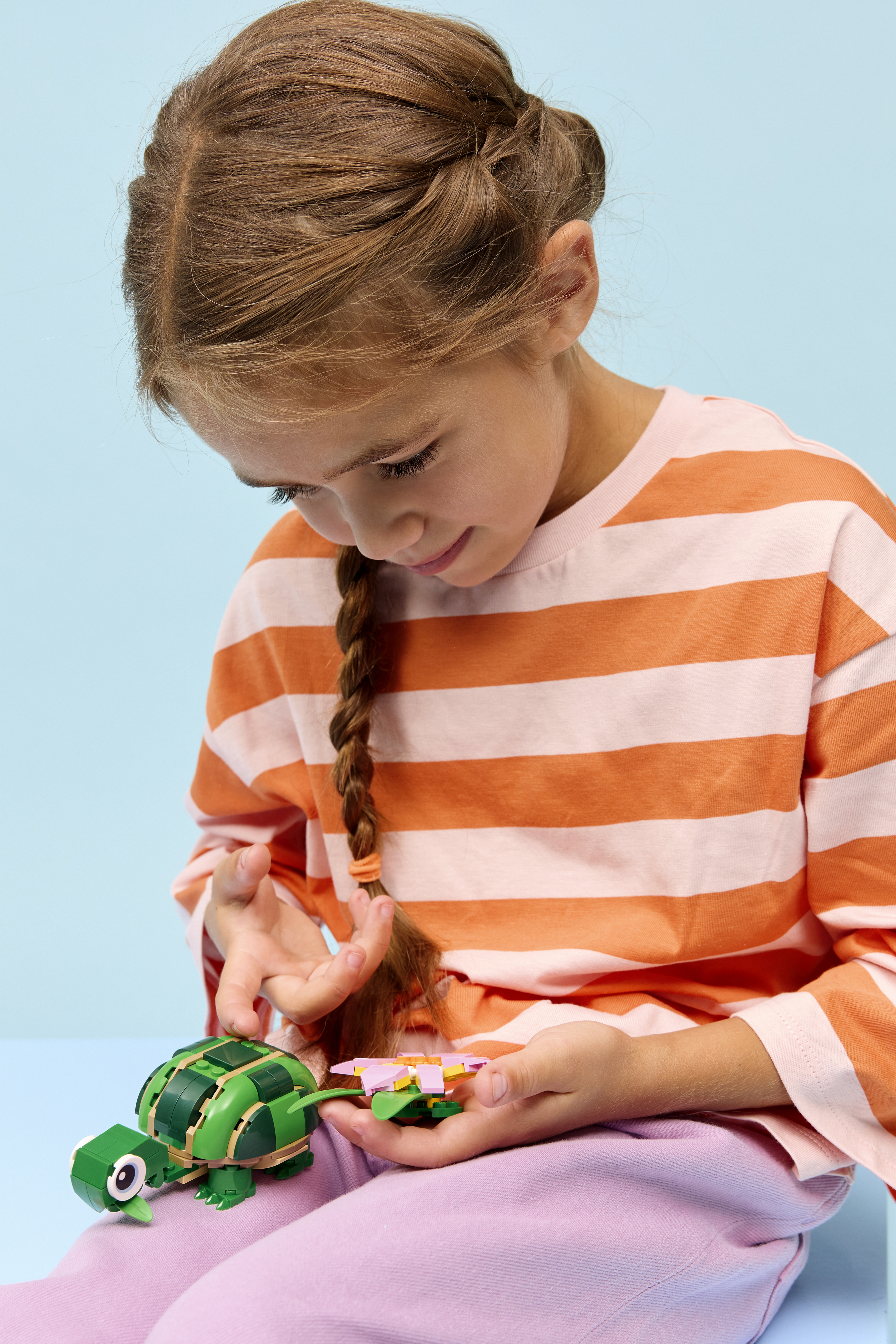 LEGO 31377 Creator Черепаха с цветком водяной лилии фото 11