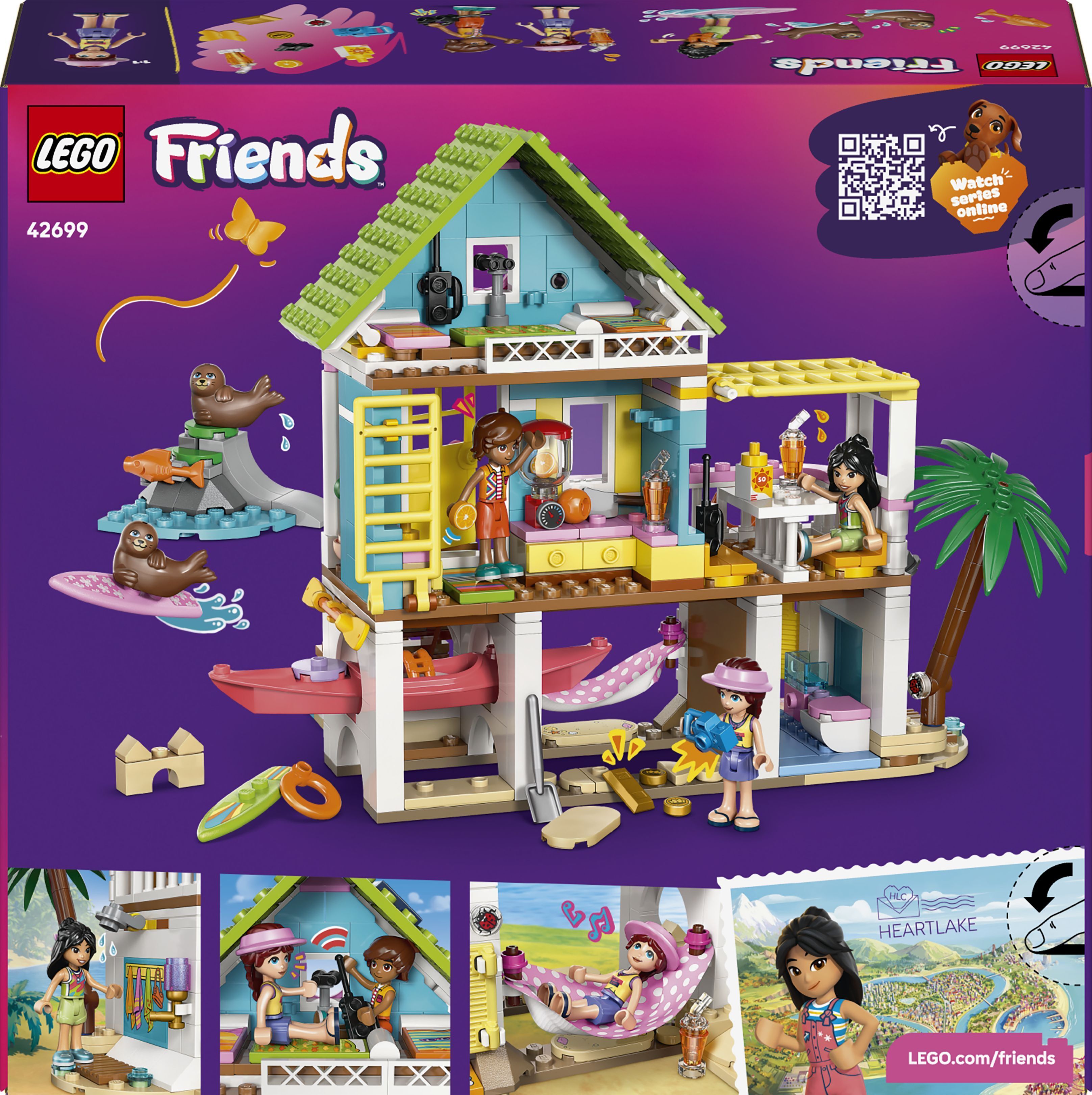 LEGO 42699 Friends Пляжный домик с морскими котиками фото 14