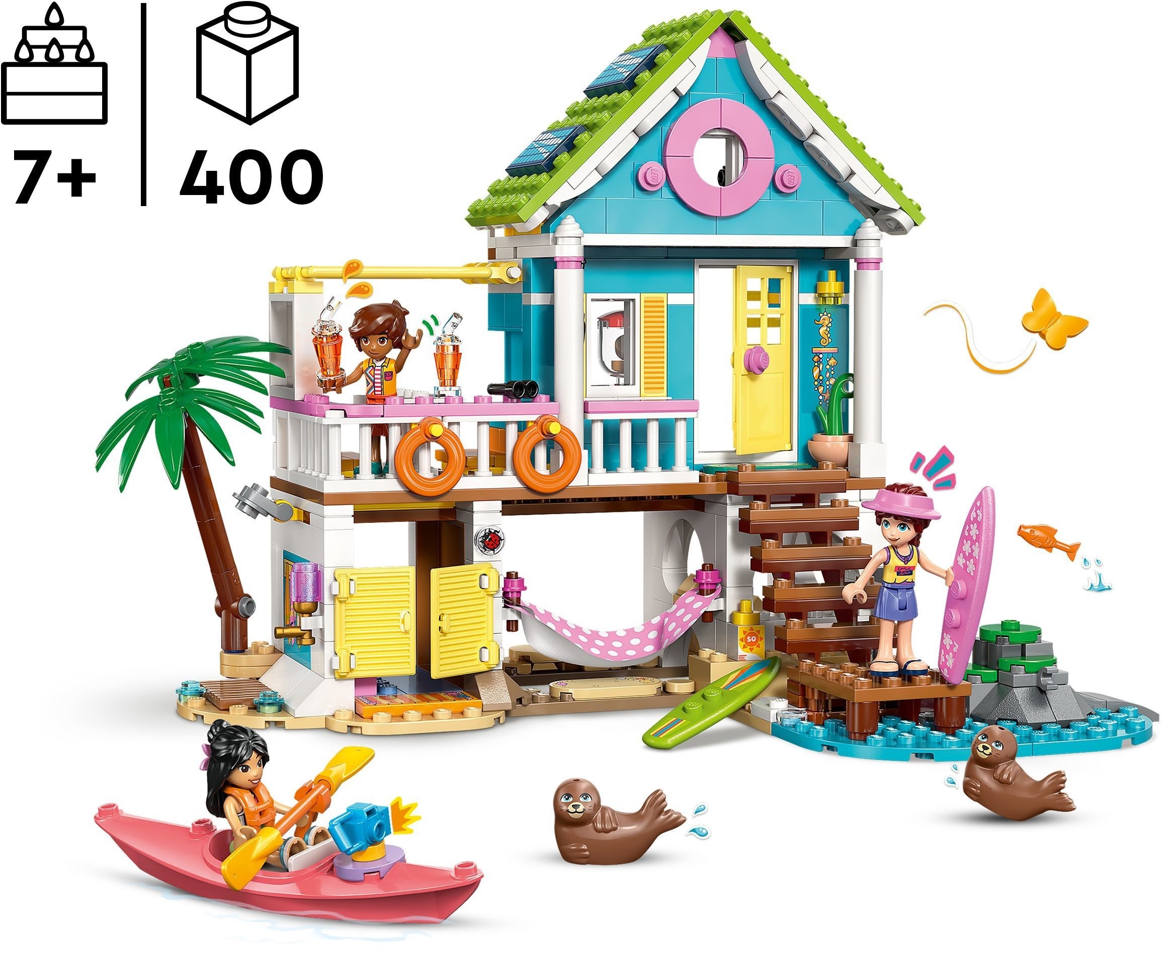 LEGO 42699 Friends Пляжный домик с морскими котиками фото 2