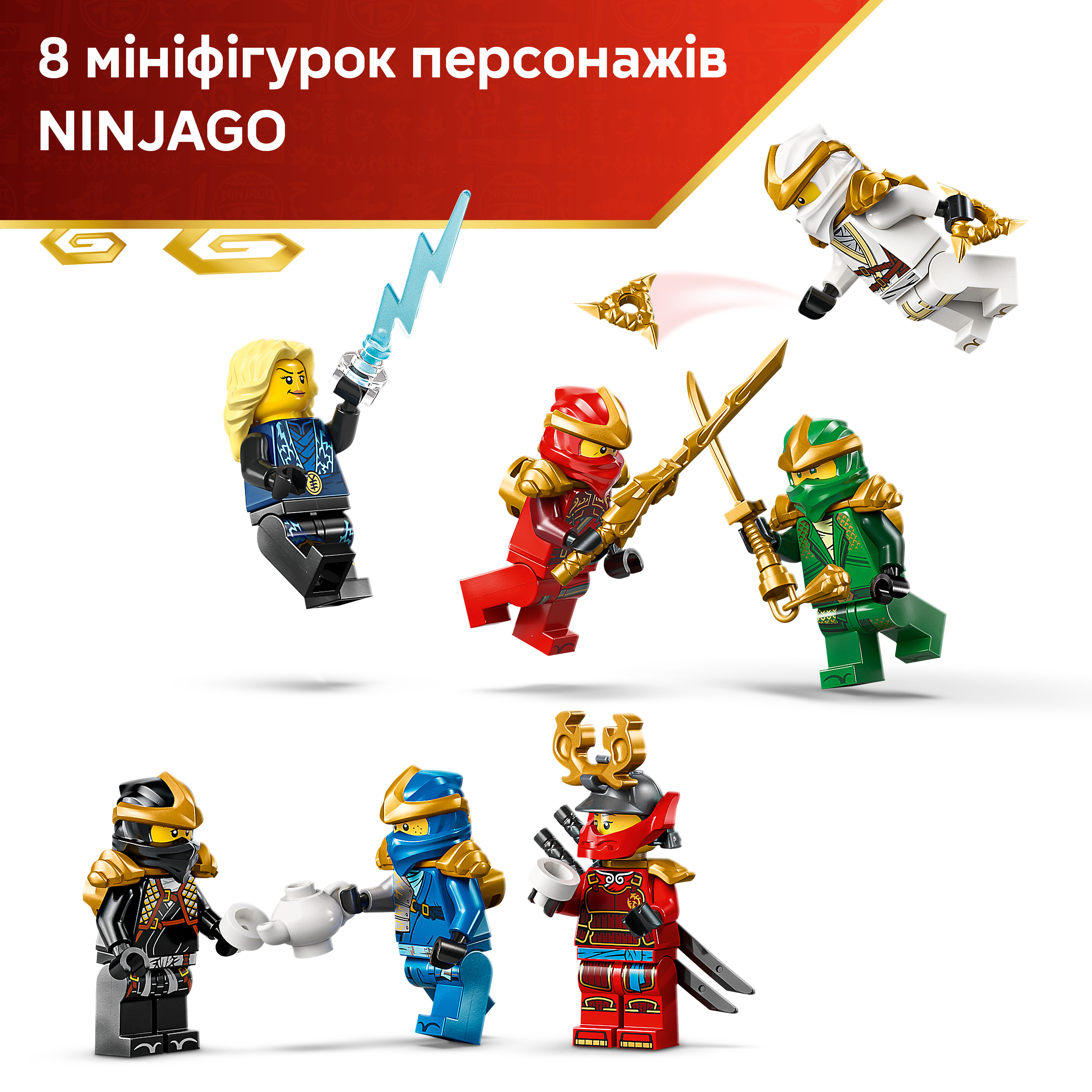 LEGO 71866 Ninjago Модель персонажей ниндзя. 15-та годовщина фото 7