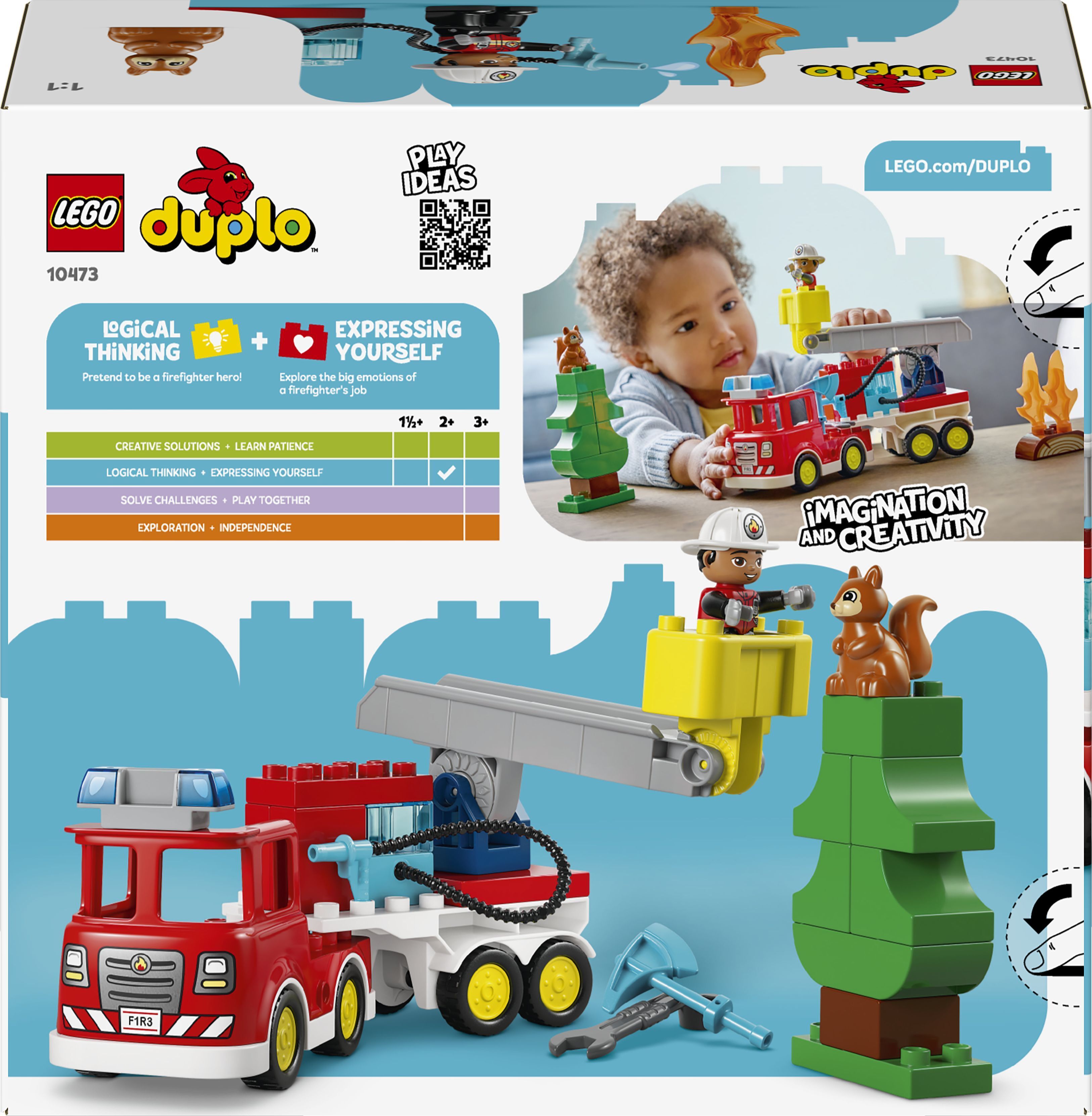 LEGO 10473 DUPLO Town Пожежна машина зі шлангом і пожежникомфото9