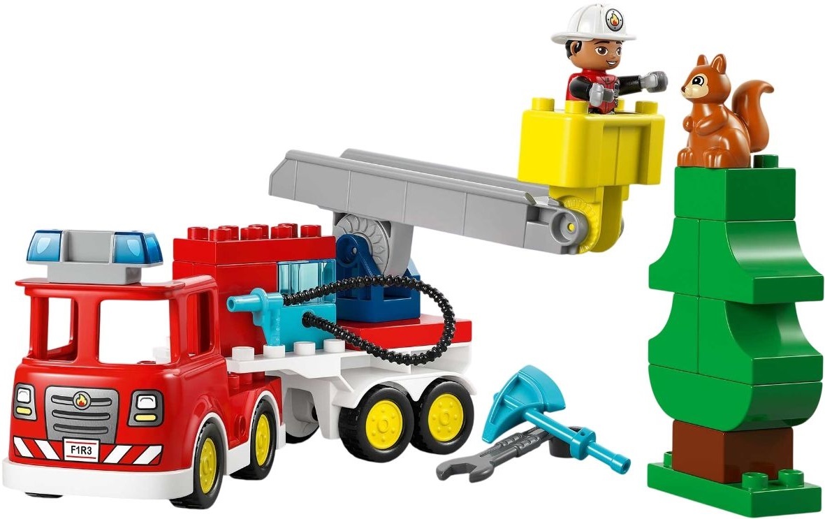 LEGO 10473 DUPLO Town Пожежна машина зі шлангом і пожежникомфото3