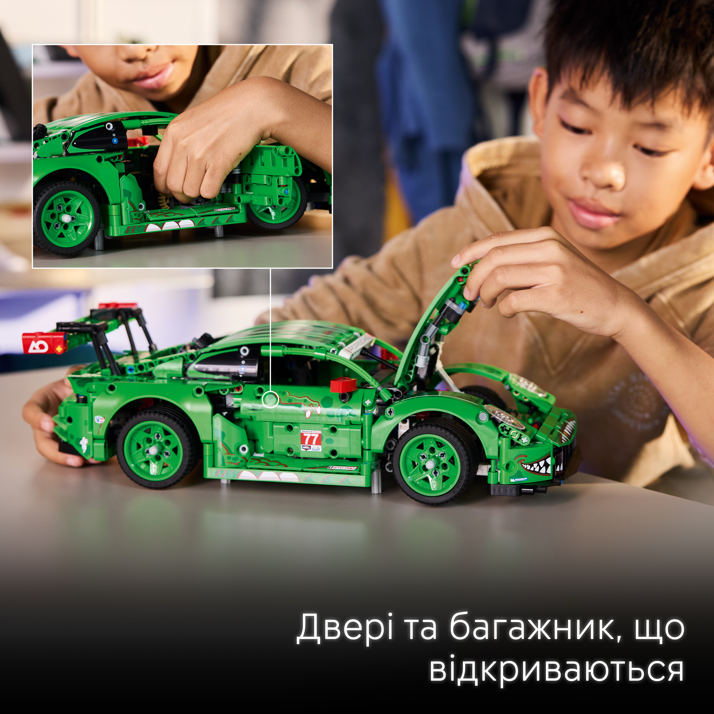 LEGO 42224 Technic Автомобиль Porsche 911 GT3 R REXY AO Racing фото 6